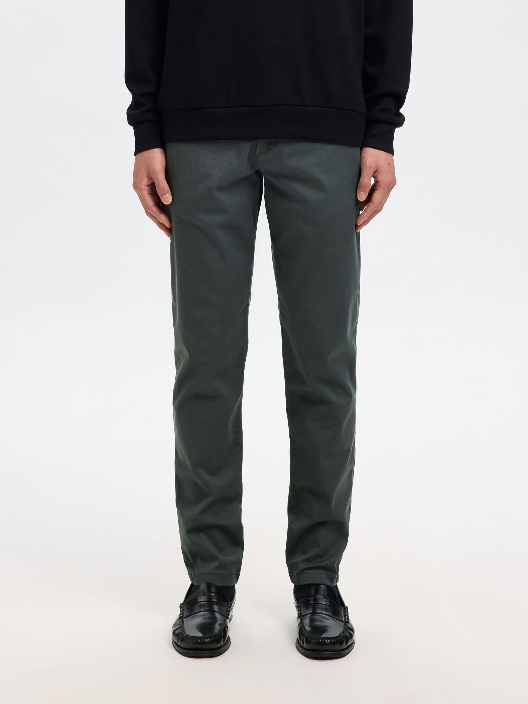 175 SLIM FIT FLEX CHINO, Dark Shadow, highres