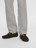 Selected WILDLEDER LOAFERS MIT TRENSEN-DETAIL, Black, highres - 16093336_Black_003.jpg
