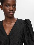 Selected GEBLÜMTES KLEID MIT PUFFÄRMELN, Black, highres - 16095037_Black_006.jpg