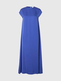 KURZARM MAXIKLEID, Dazzling Blue, highres
