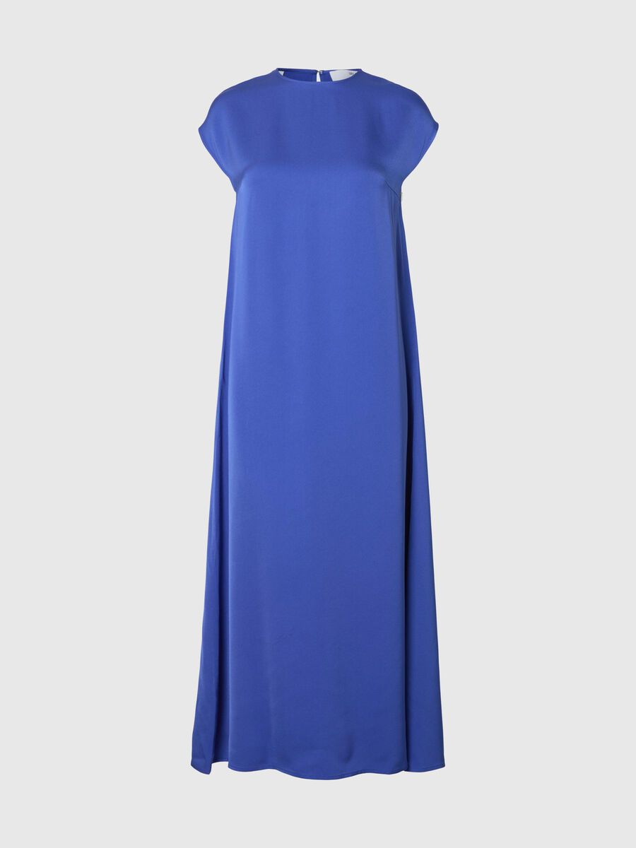 Selected KORTE MOUWEN MAXI JURK, Dazzling Blue, highres - 16099419_DazzlingBlue_001.jpg