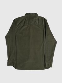 REGULAR FIT CORDUROY - SHIRT, Deep Forest, highres