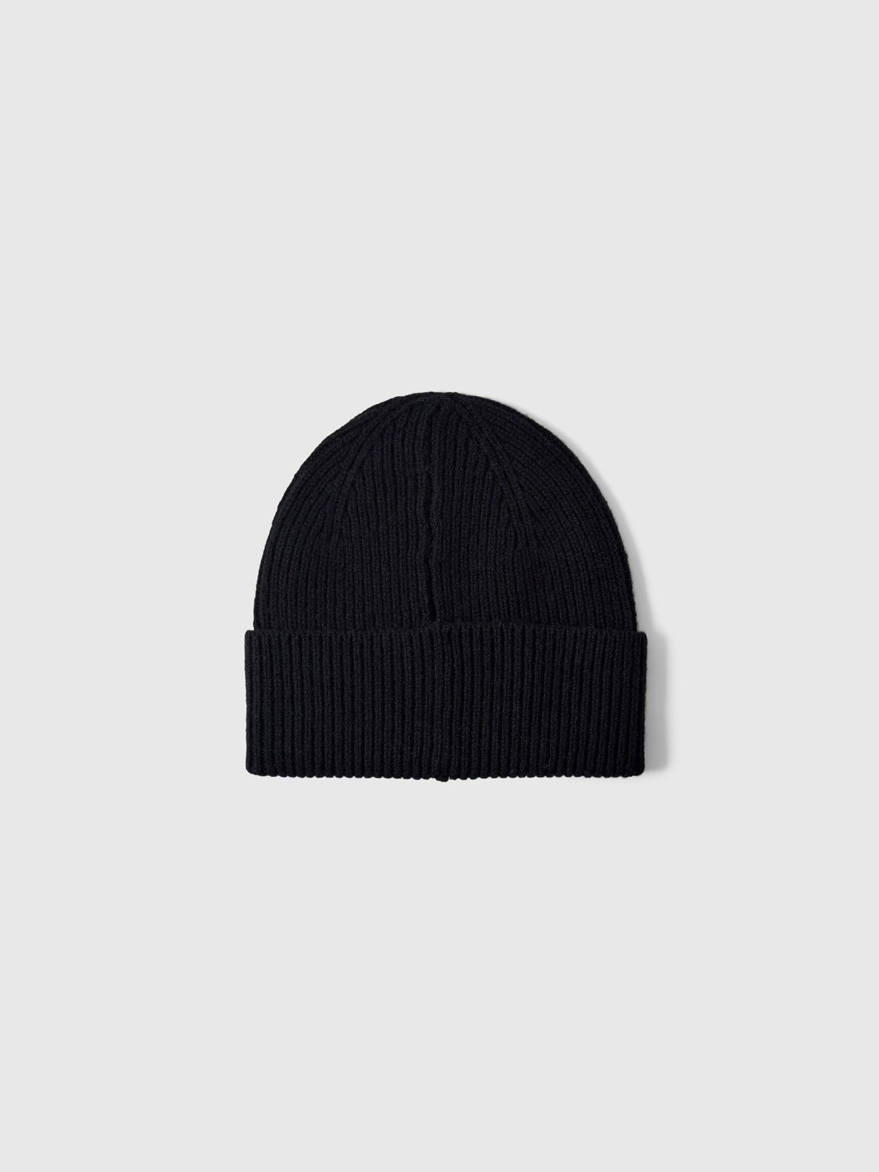 CZAPKA BEANIE, Black, highres