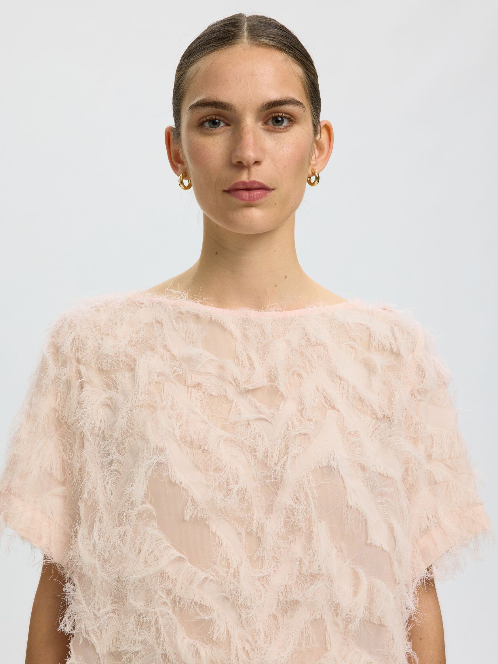 BOAT NECK TOP, Pale Dogwood, highres