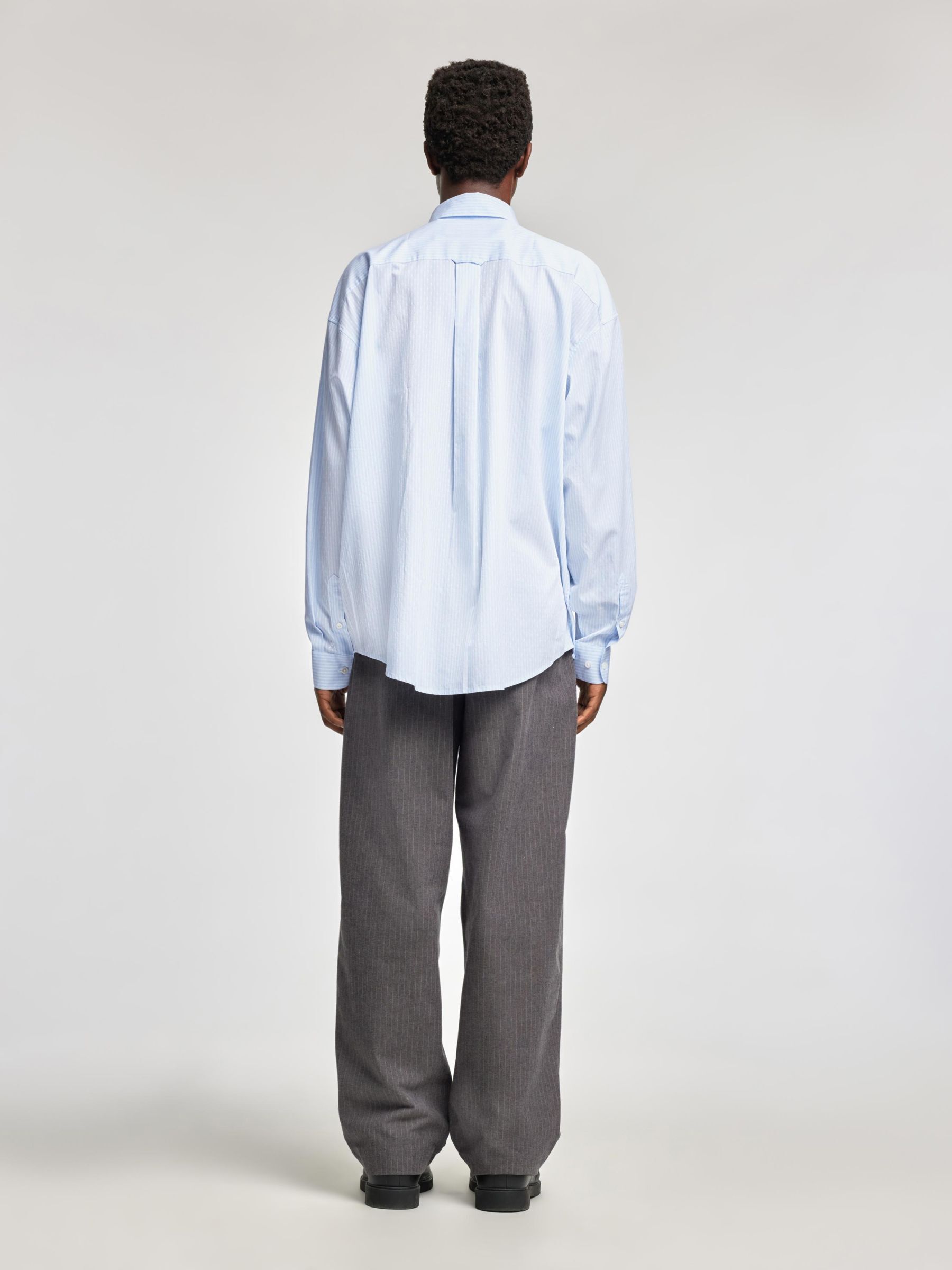 RELAXED FIT SHIRT, Light Blue, highres