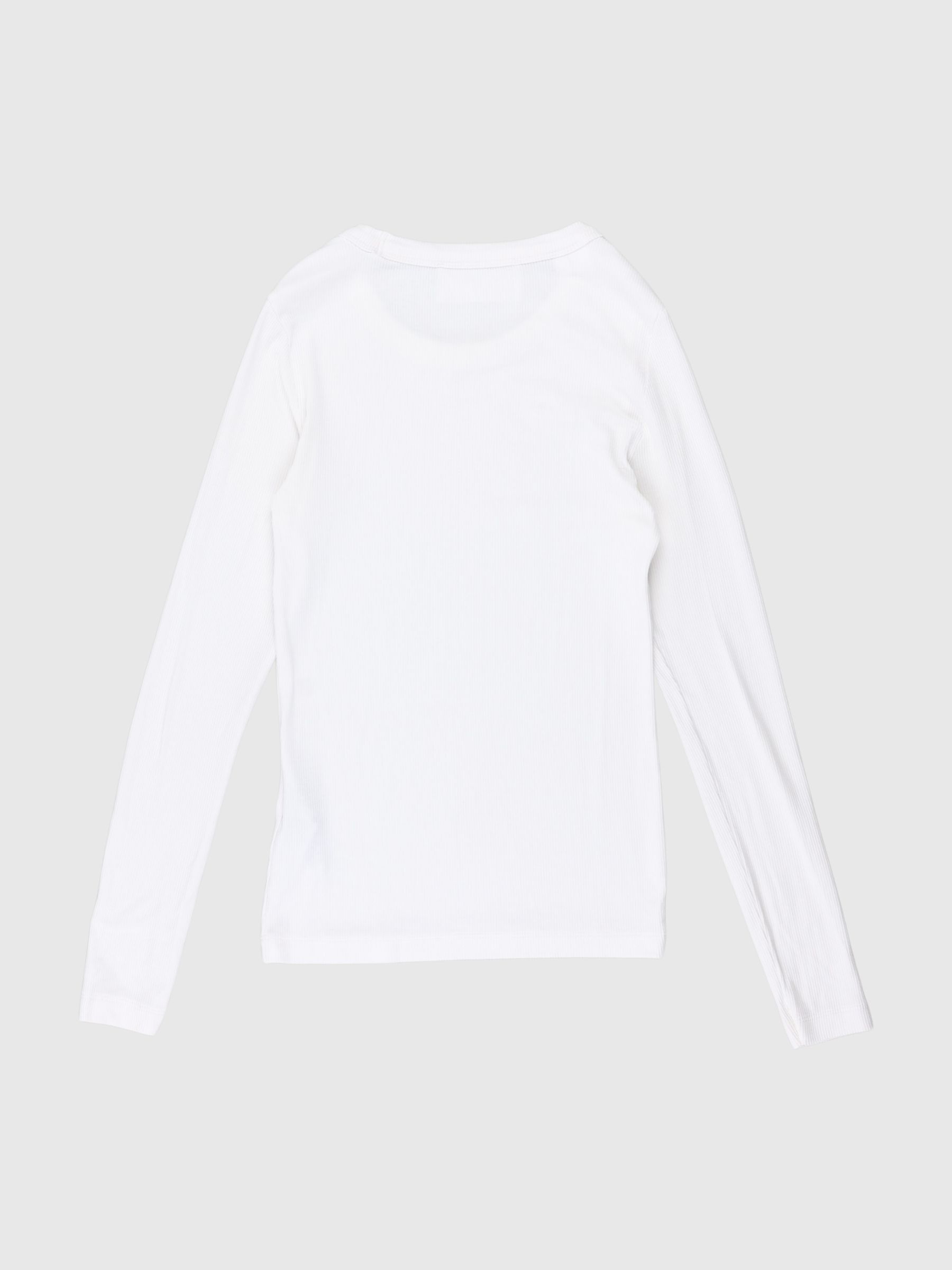 LANGÆRMET T-SHIRT, Bright White, highres