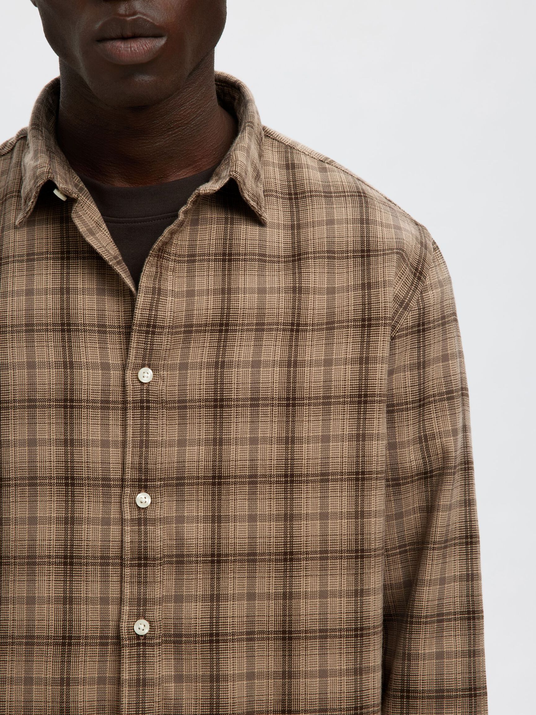 REGULAR FIT SHIRT, Savannah Tan, highres
