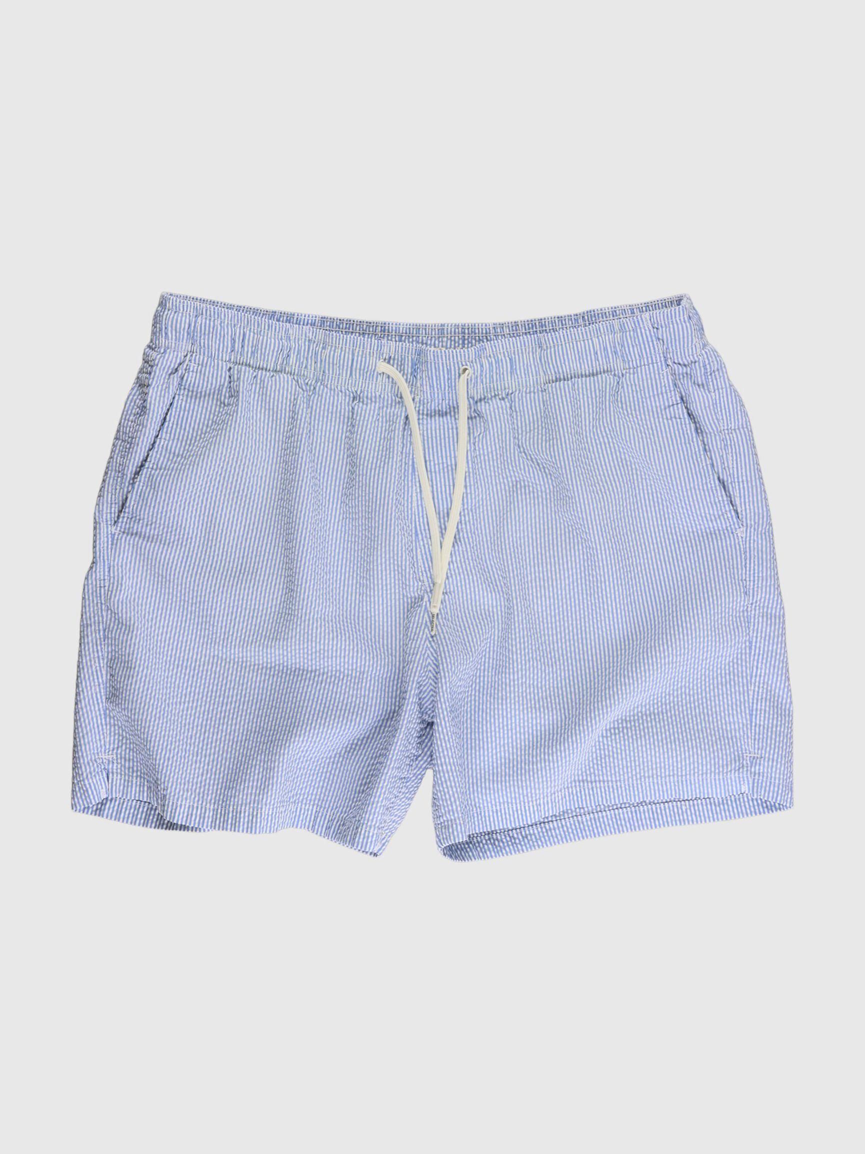 SEERSUCKER ZWEMSHORTS, Cashmere Blue, highres