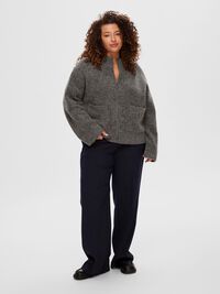 ULLBLANDNING KOFTA, Medium Grey Melange, highres