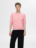 Selected WOOL BLEND  SHORT SLEEVED TOP, Peony, highres - 16094530_Peony_1131110_003.jpg