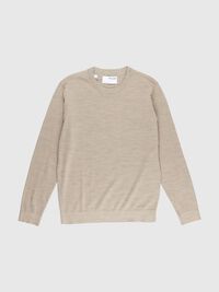 LANGE MOUWEN SWEATER, Fog, highres