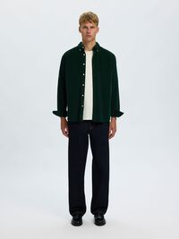 COTTON  CORDUROY SHIRT, Pine Grove, highres
