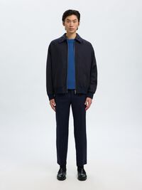 100% WOOL JACKET, Sky Captain, highres