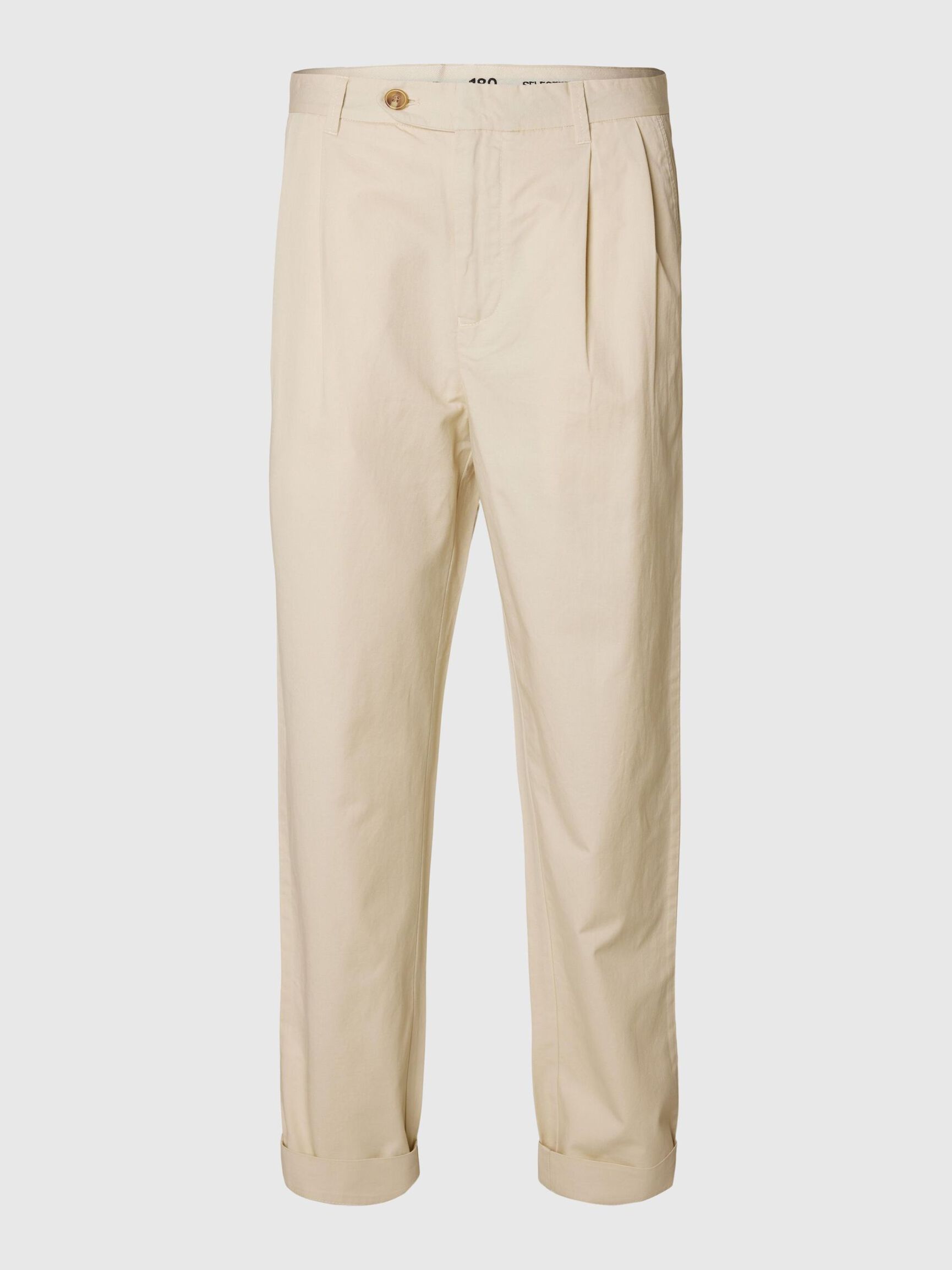 CORTE RELAJADO PANTALONES CROPPED, Fog, highres