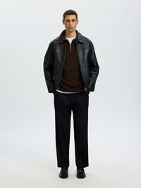 HALF ZIP PULLOVER, Delicioso, highres