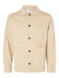 Selected CORDUROY OVERSHIRT, Oatmeal, highres - 16090174_Oatmeal_001.jpg