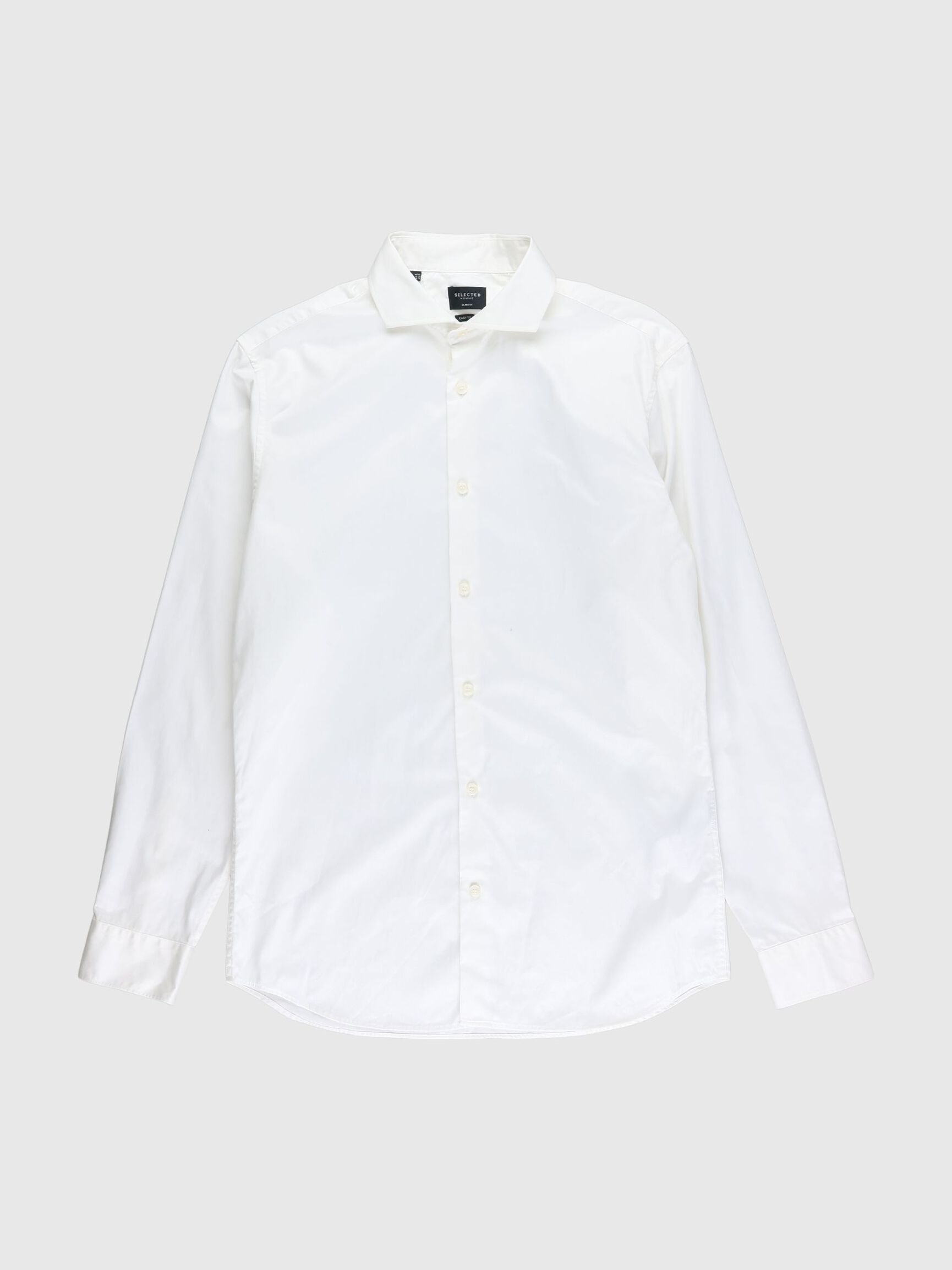SLHPELLE SLIM FIT OVERHEMD, Bright White, highres