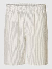 SEERSUCKER SHORTS, Egret, highres