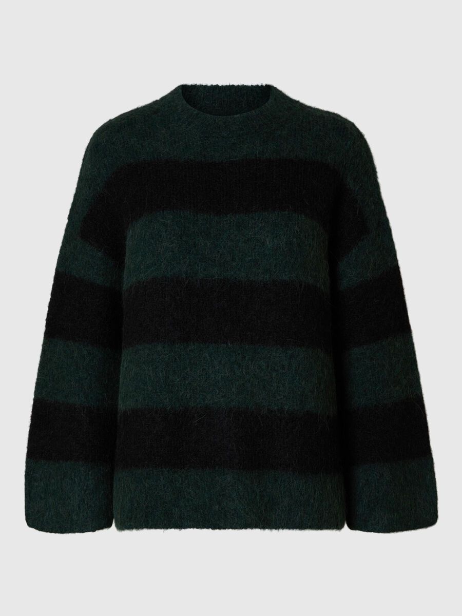 Selected OVERSIZED WOOL BLEND JUMPER, Scarab, highres - 16095599_Scarab_1153718_001.jpg