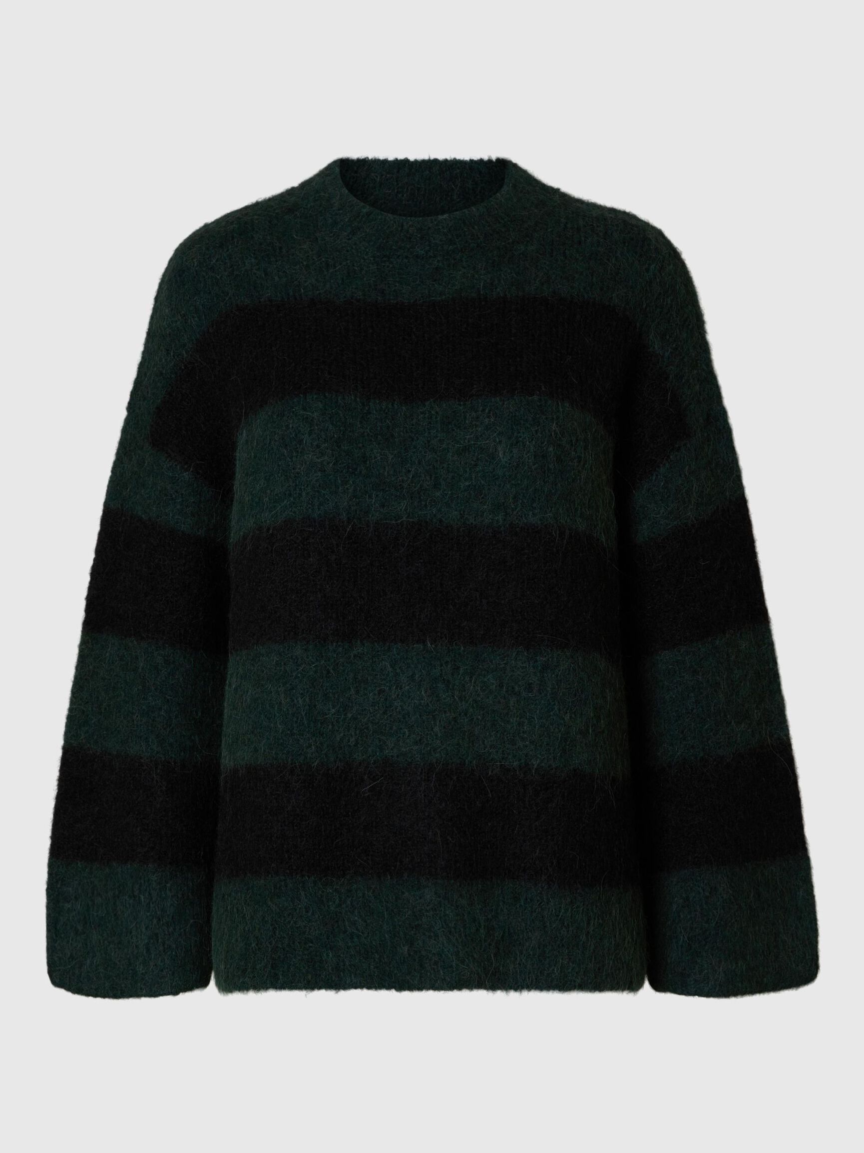 OVERSIZED WOOL BLEND JUMPER, Scarab, highres