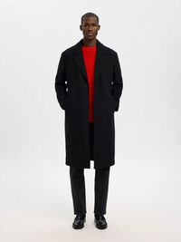 CASHMERE BLEND KNITTED PULLOVER, Equestrian Red, highres