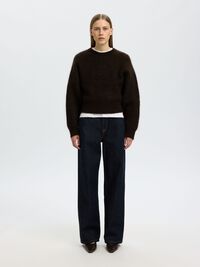 MOHAIRBLANDING STRIKTRØJE, Delicioso, highres