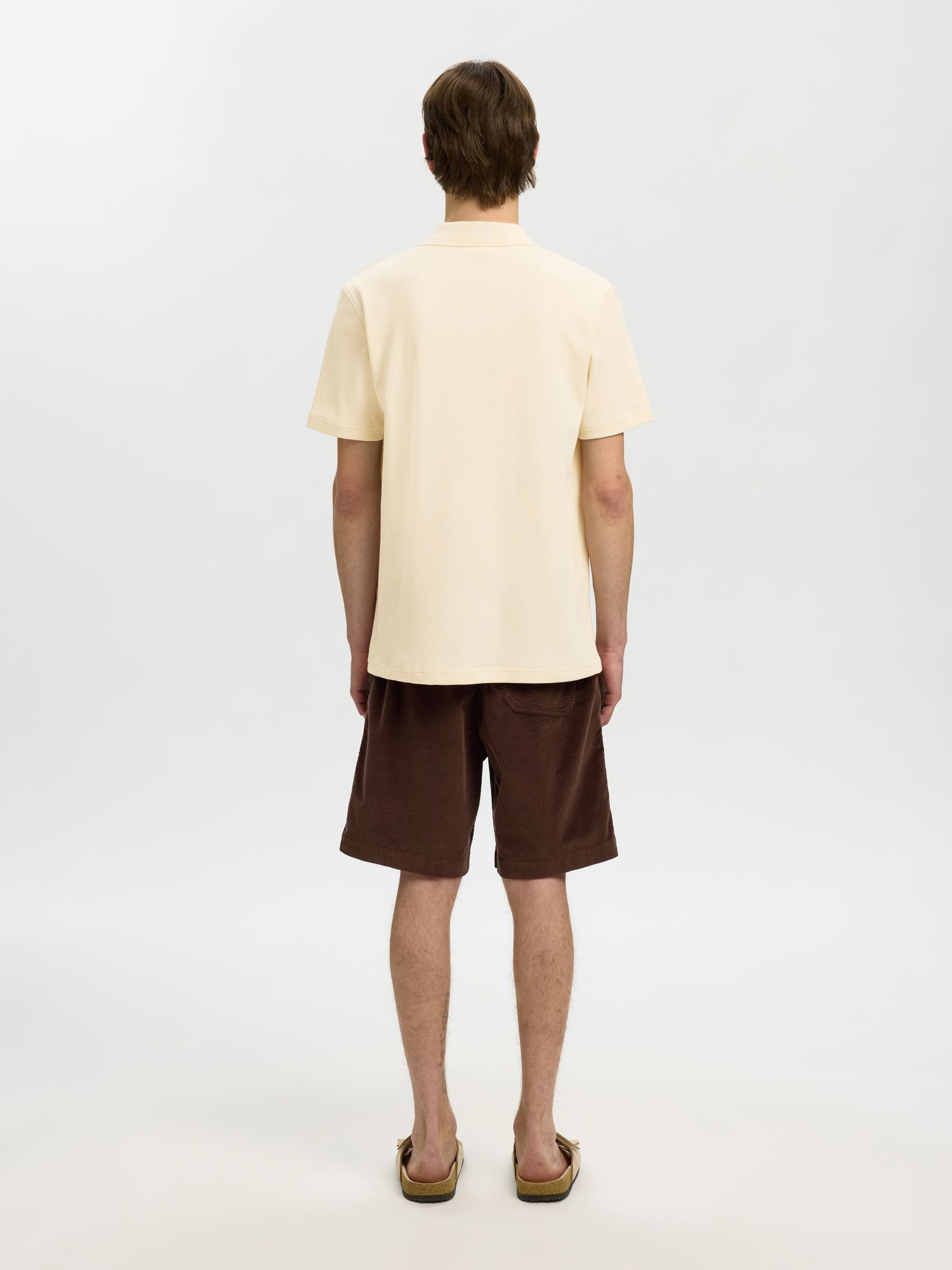 KORTE ÆRMER POLO, Birch, highres