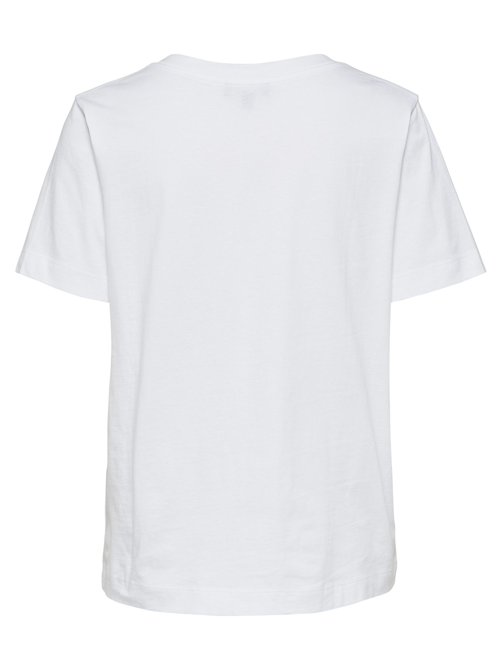 V-AUSSCHNITT T-SHIRT, Bright White, highres