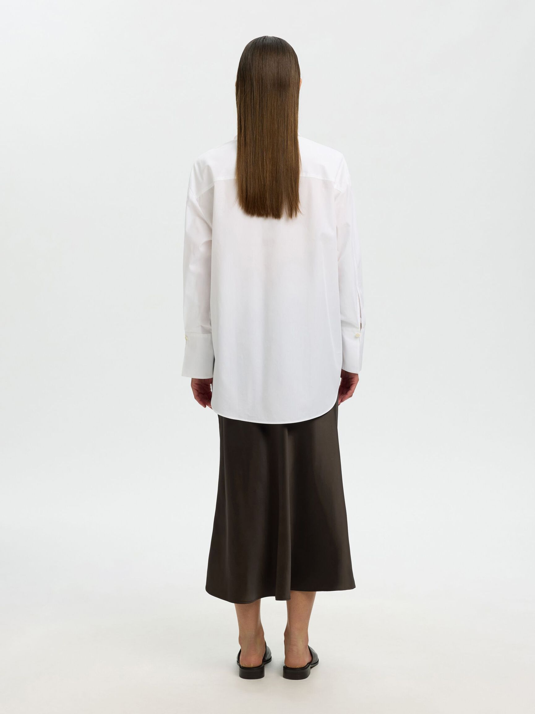 SATIN MIDIROCK, Delicioso, highres