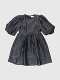 Selected PUFF SLEEVED MINI DRESS, Black, highres - 80000284_Black_001.jpg