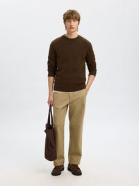LANGÄRMELIGER STRICKPULLOVER, Demitasse, highres