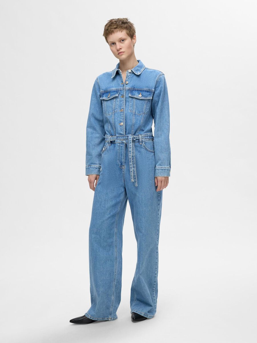 Selected DENIM JUMPSUIT, Light Blue Denim, highres - 16094801_LightBlueDenim_003.jpg