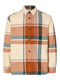 Selected CHECKED OVERSHIRT, Sugar Almond, highres - 16092270_SugarAlmond_001.jpg