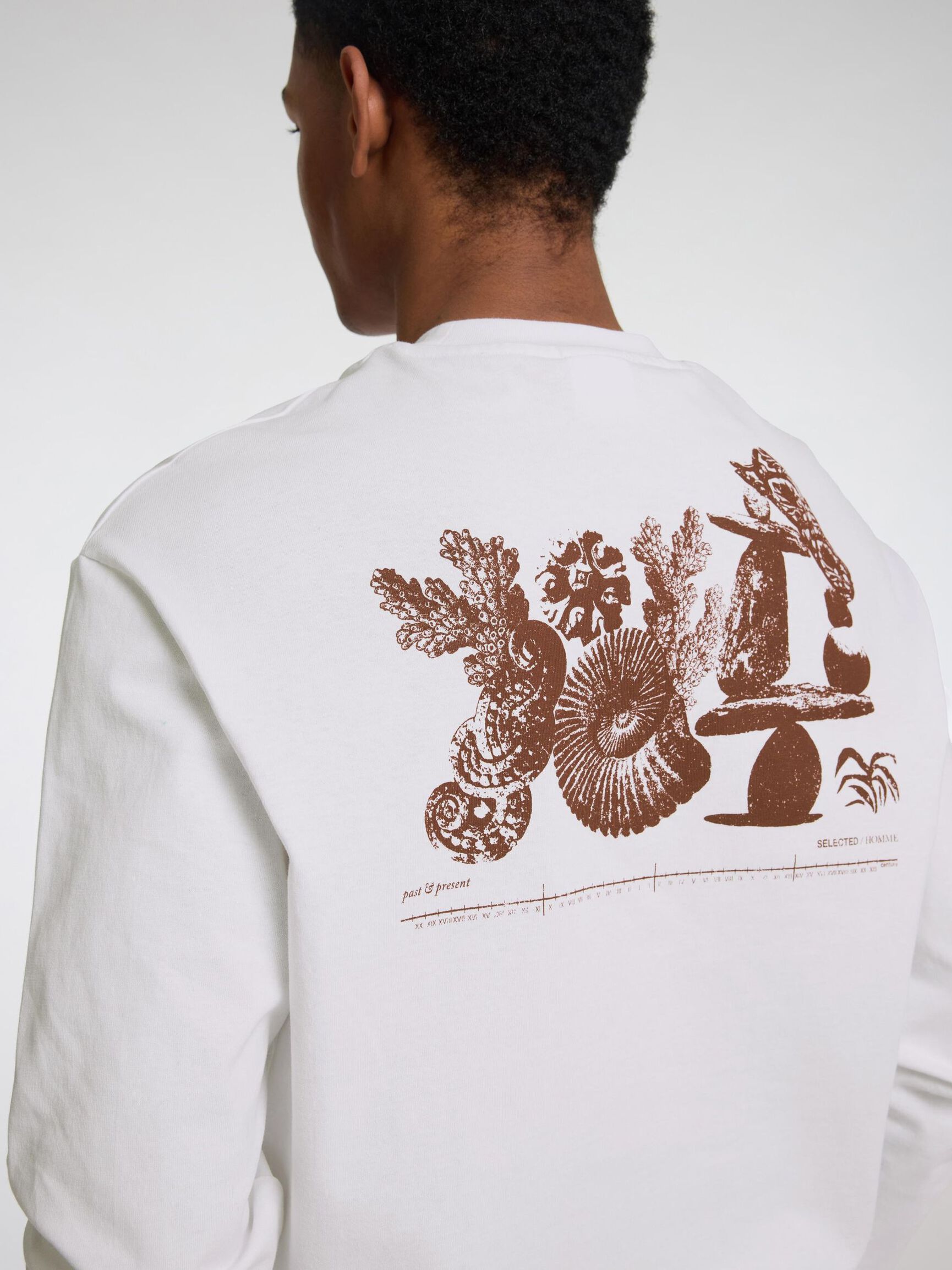 PRINT LONGSLEEVE, Bright White, highres