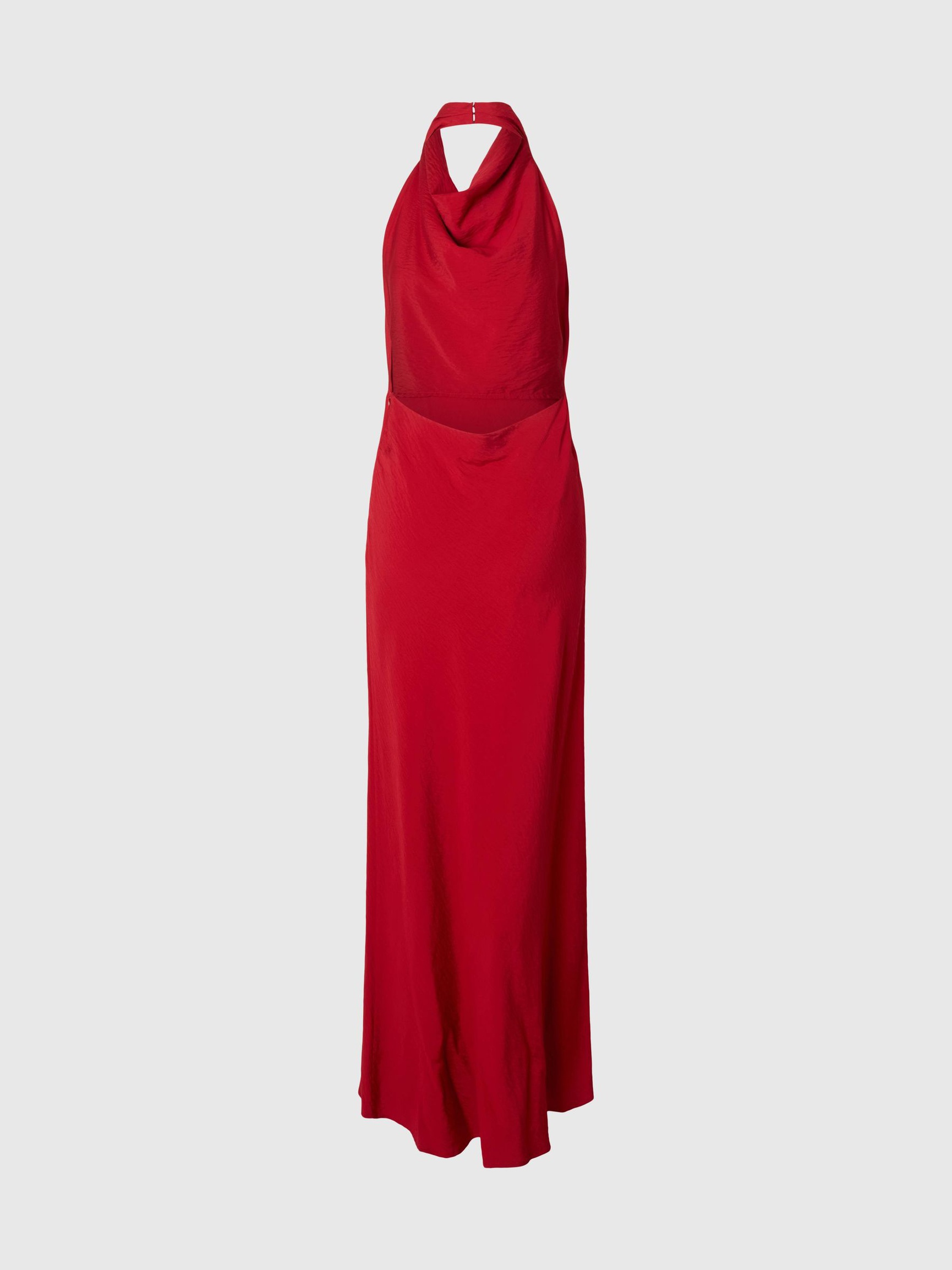 VESTITO CON SCOLLO ALL'AMERICANA, Savvy Red, highres