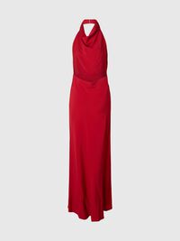 SANS MANCHES ROBE DOS NU, Savvy Red, highres