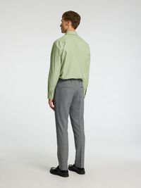 SLIM FIT SUIT TROUSERS, Grey, highres