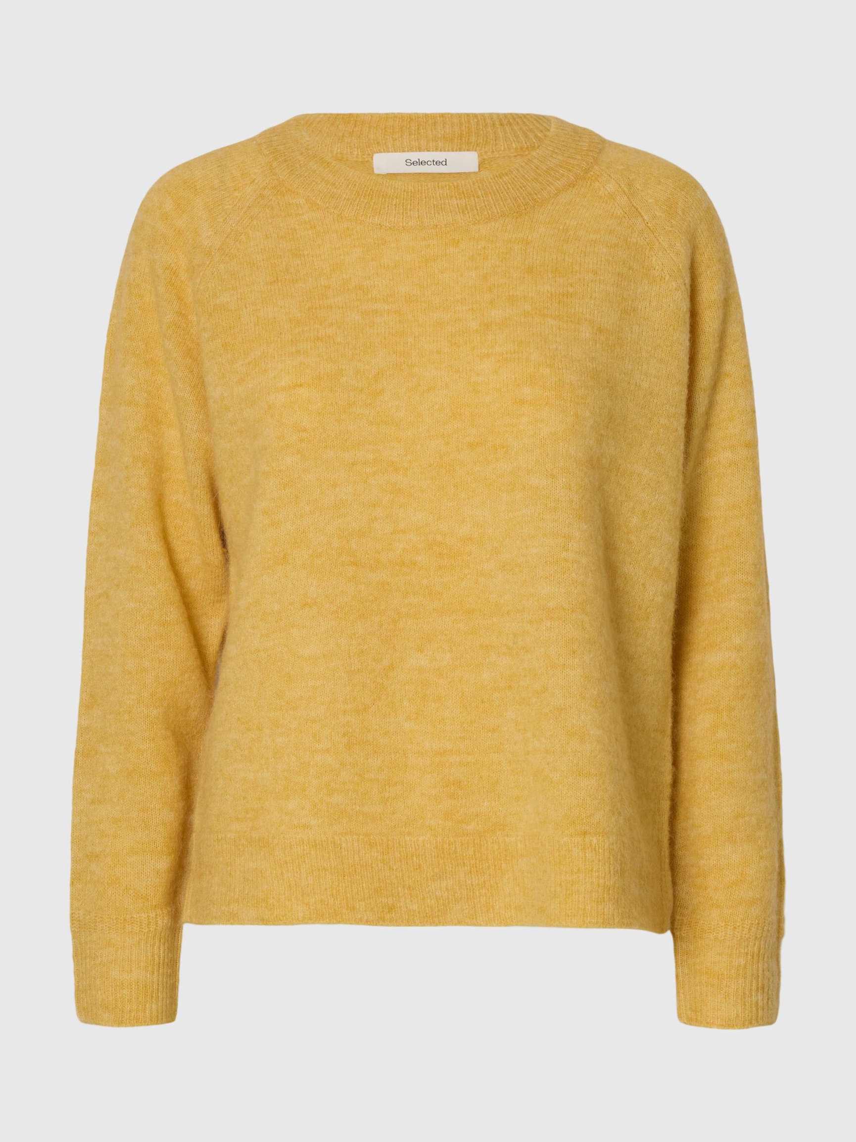 WOLLMIX JUMPER, Ochre, highres