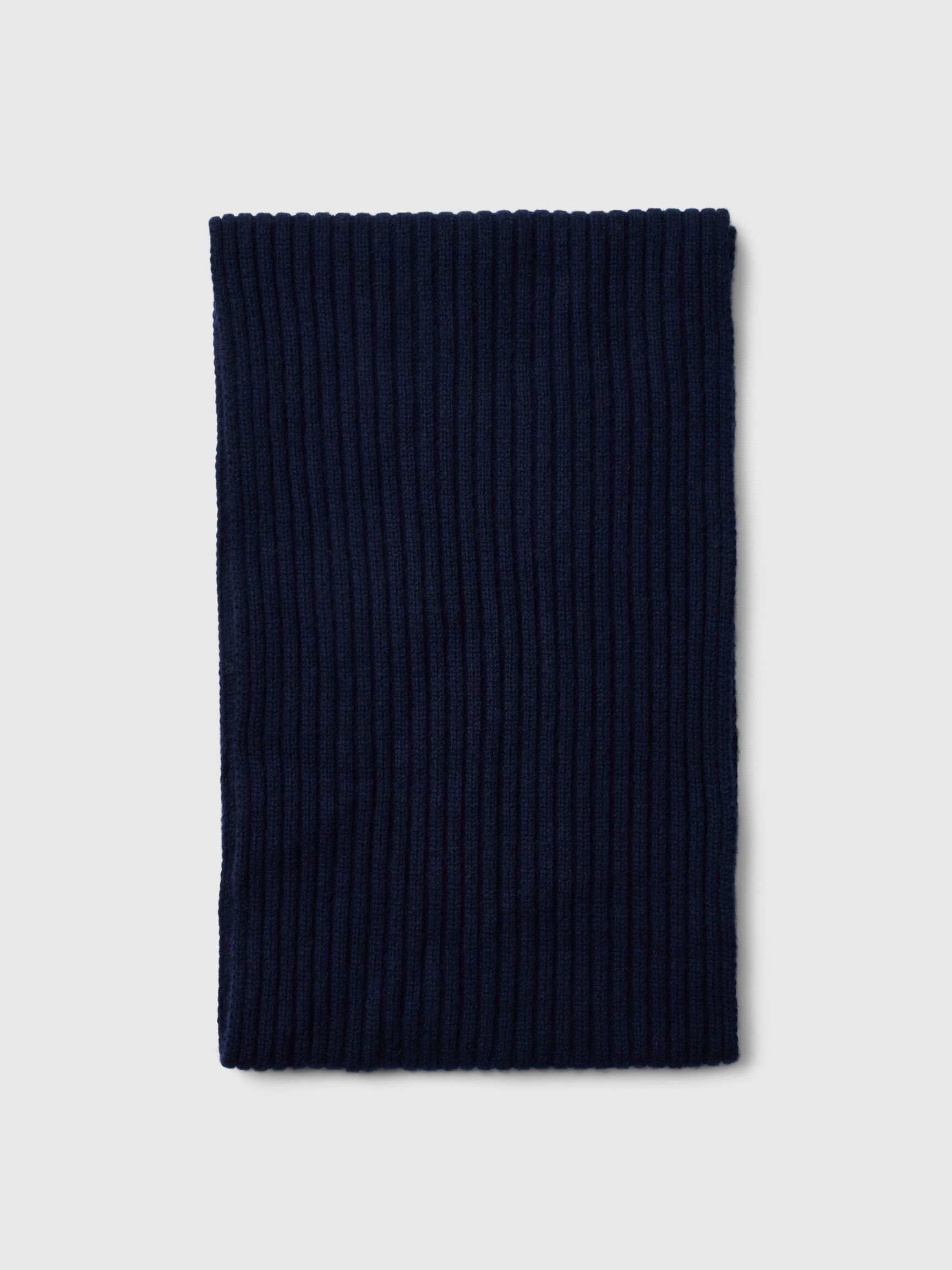 CACHEMIRE MÉLANGÉ ÉCHARPE, Navy Blazer, highres