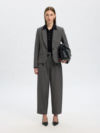 SLIM FIT BLAZER, Black, highres