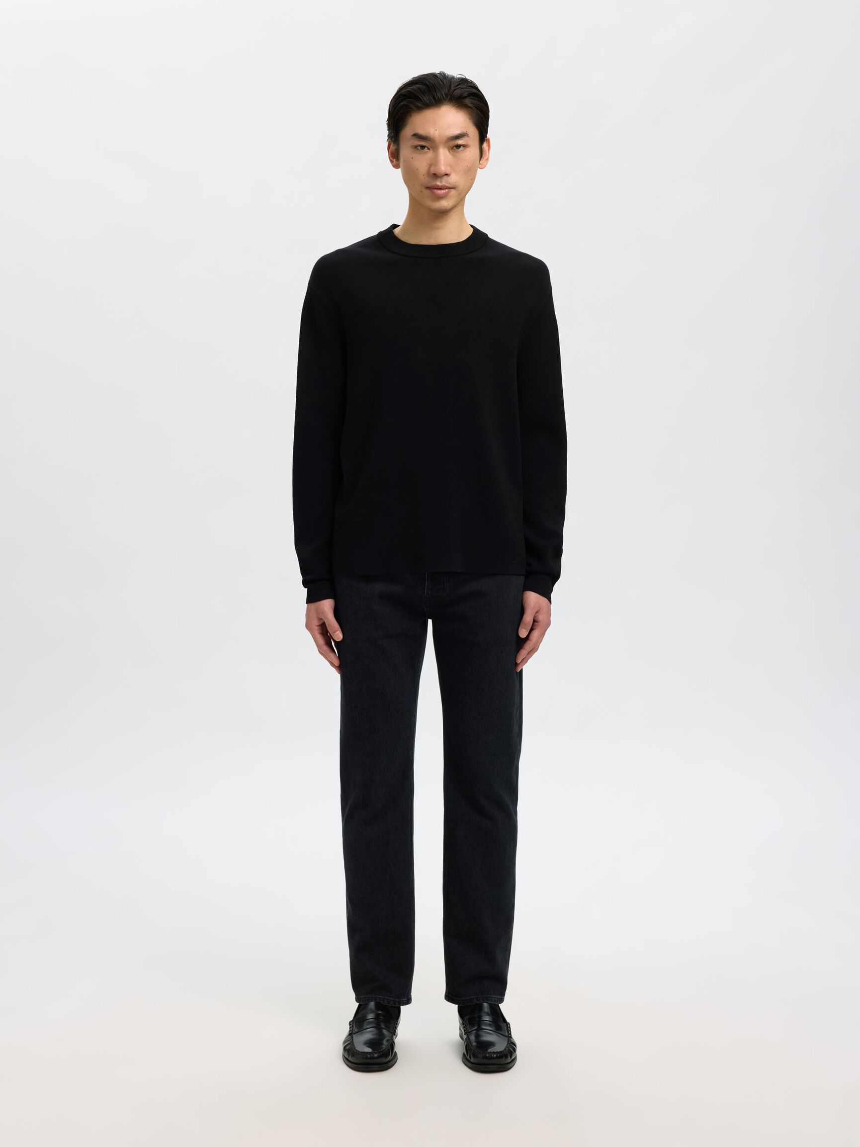 RELAXED FIT PULLOVER, Black, highres