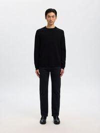 RELAXED FIT PULLOVER, Black, highres