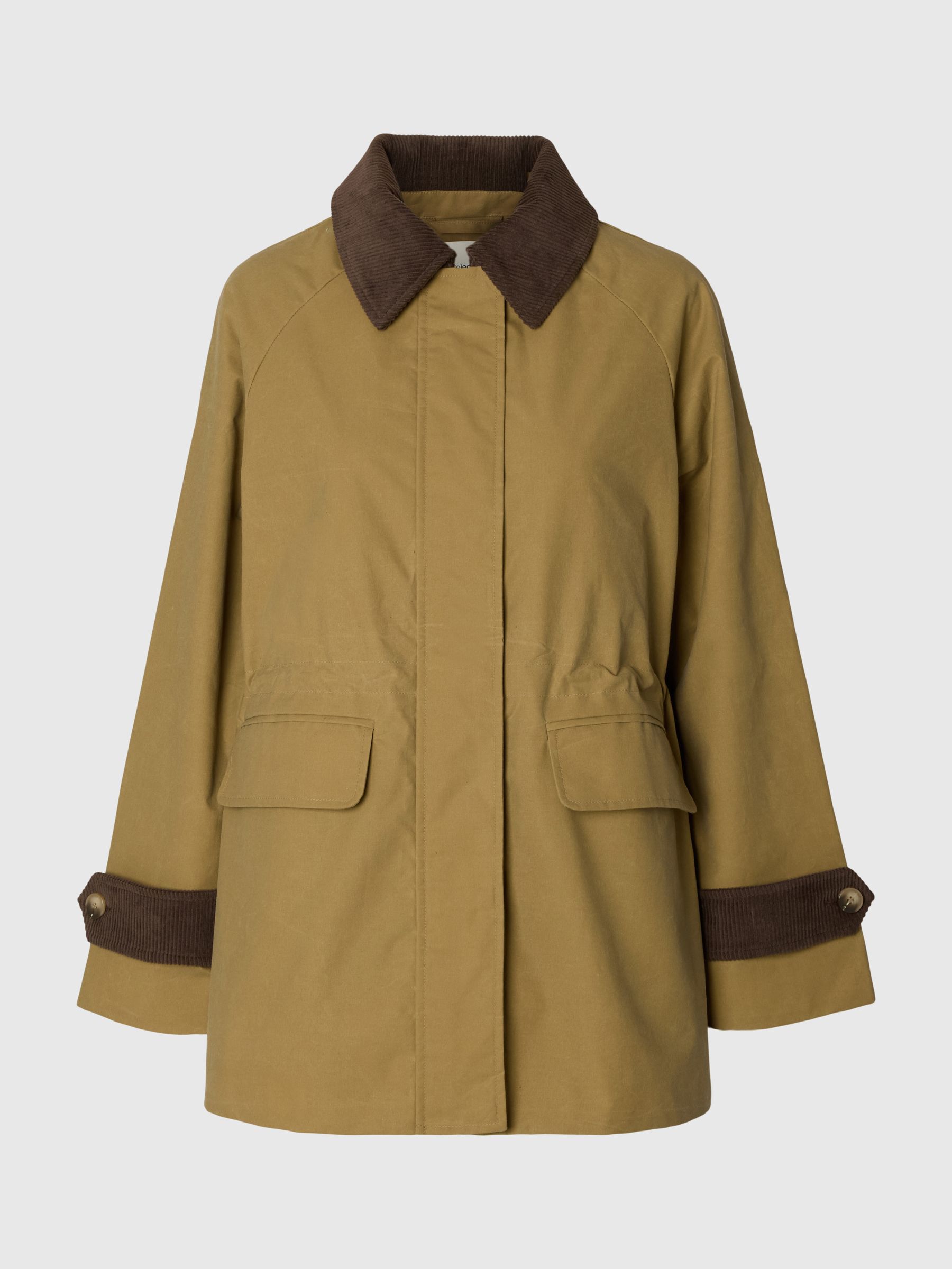 GEWACHSTE BAUMWOLL JACKE, Tigers Eye, highres