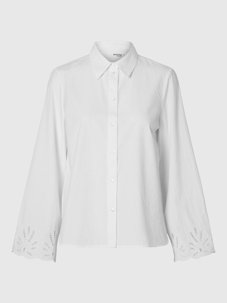 Selected CAMICIA A MANICHE LUNGHE, Bright White, highres - 16096442_BrightWhite_001.jpg