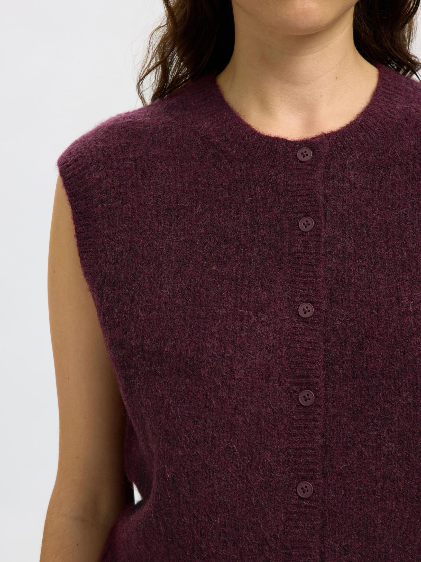 GILET A MAGLIA, Fig, highres