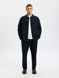 LINNENMIX OVERSHIRT, Sky Captain, highres
