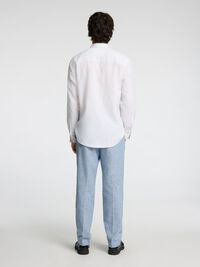 KOSZULKA SLIM FIT, Bright White, highres