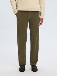 196 STRAIGHT FIT TROUSERS, Forest Night, highres