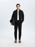 Selected SLIM FIT TAPERED FIT BROEK, Black, highres - 16099820_Black_008.jpg