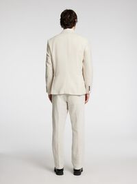 REGULAR FIT SINGLE-BREASTED BLAZER, Oatmeal, highres